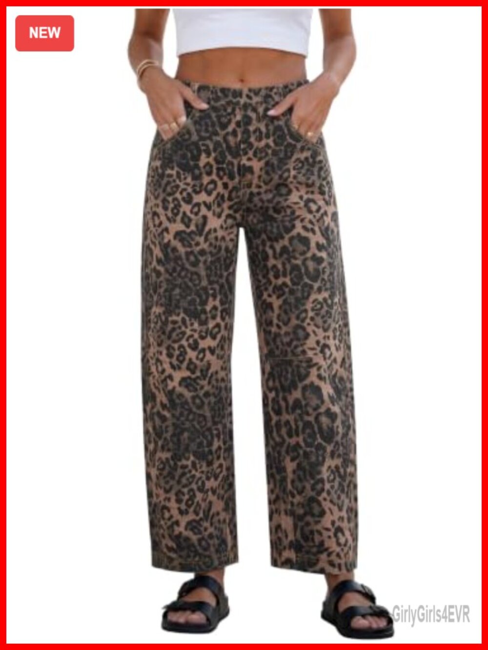 Barrel Jeans High Waist Wide Leg Pull On Pants